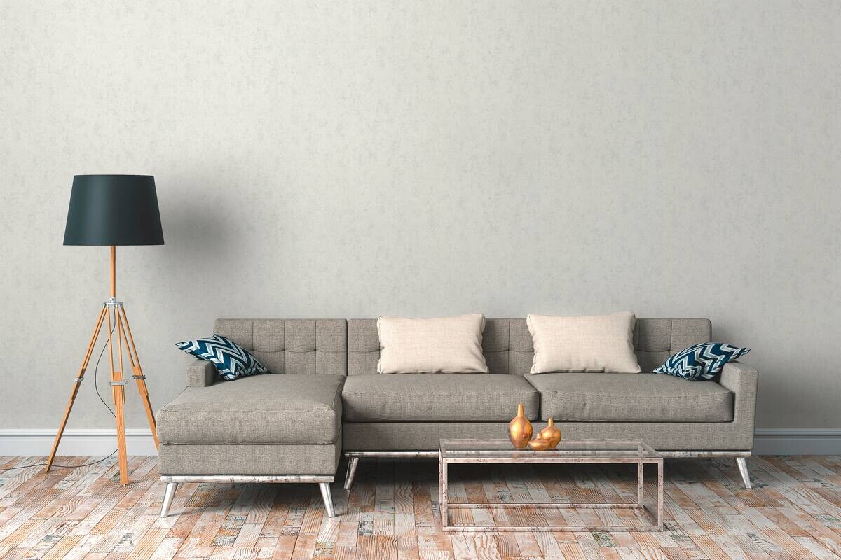 A.S.Creation Vliestapete grau B/H/D: ca. 53x1005x8,3 cm