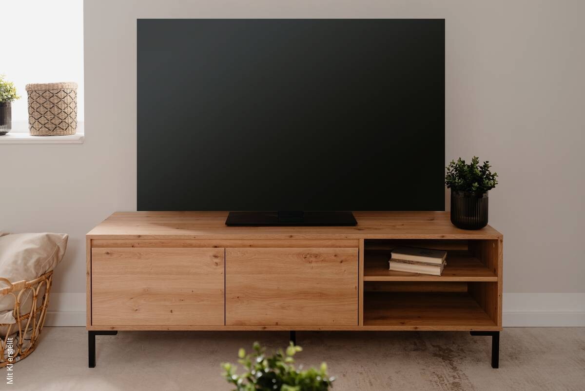 TV-Lowboard Korsika Eiche Artisan Nachbildung B/H/T: ca. 150x49x40 cm
