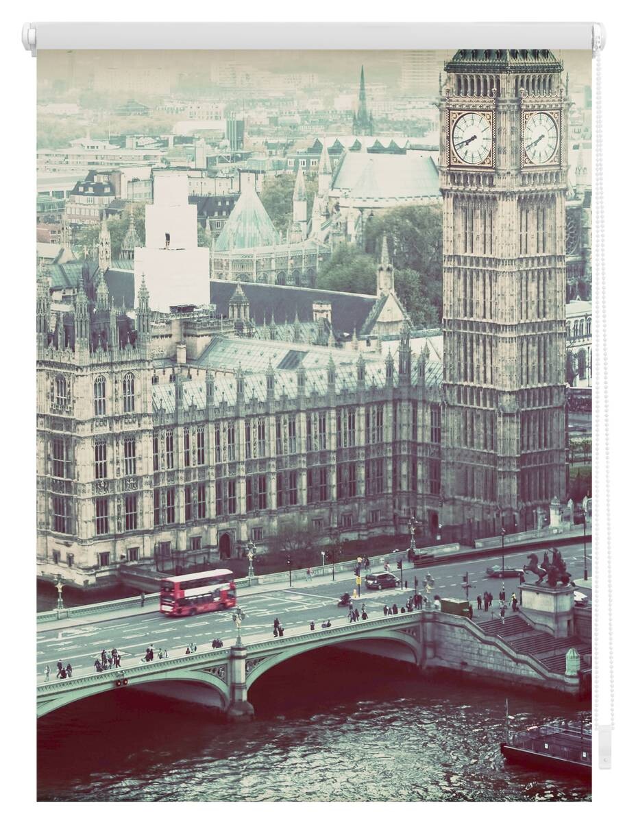 LICHTBLICK Rollo London grau B/L: ca. 100x150 cm