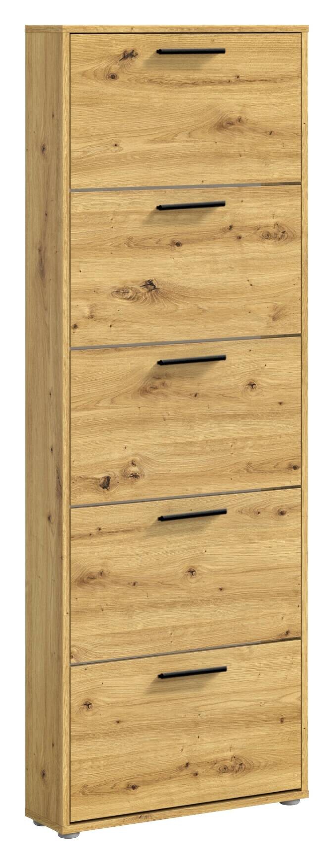 Schuhkipper SAM Eiche Nachbildung B/H/T: ca. 59x169x17 cm