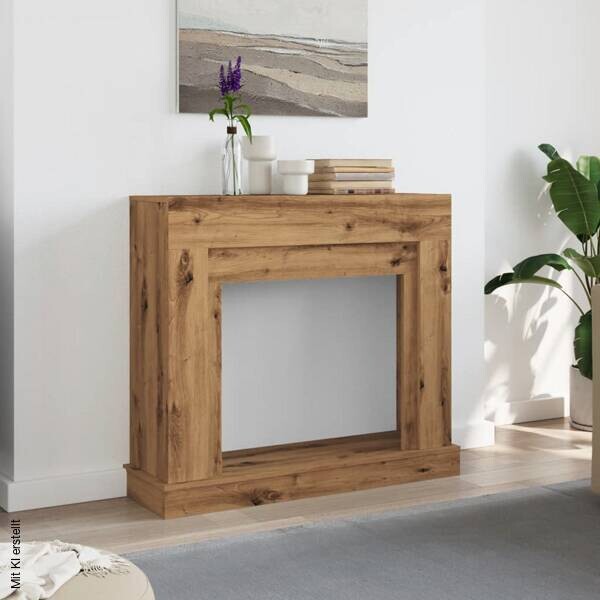 Kaminholzumrandung Eiche B/H/L: ca. 30x87,5x100 cm