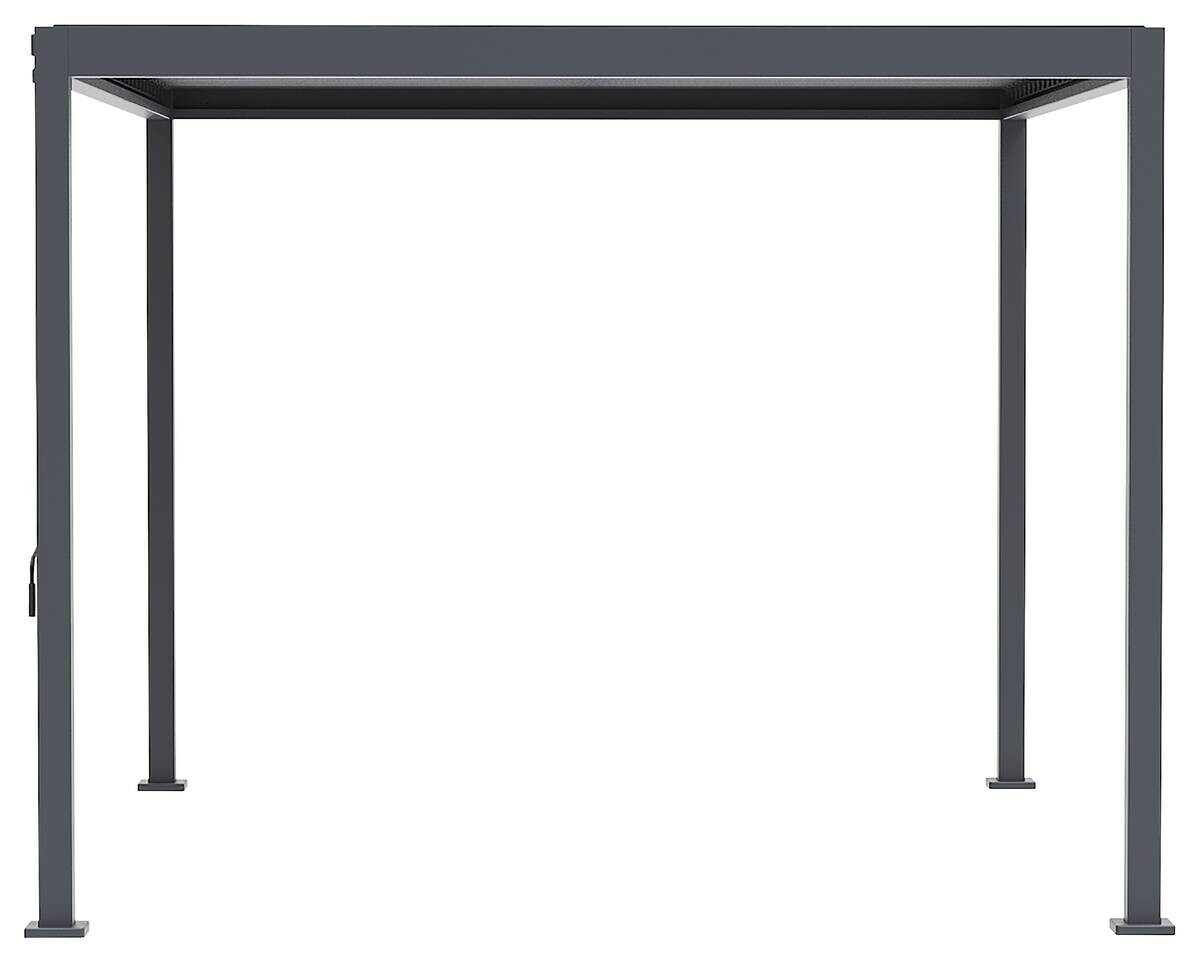 Pergola anthrazit Stahl B/H/L: ca. 296x247x359 cm