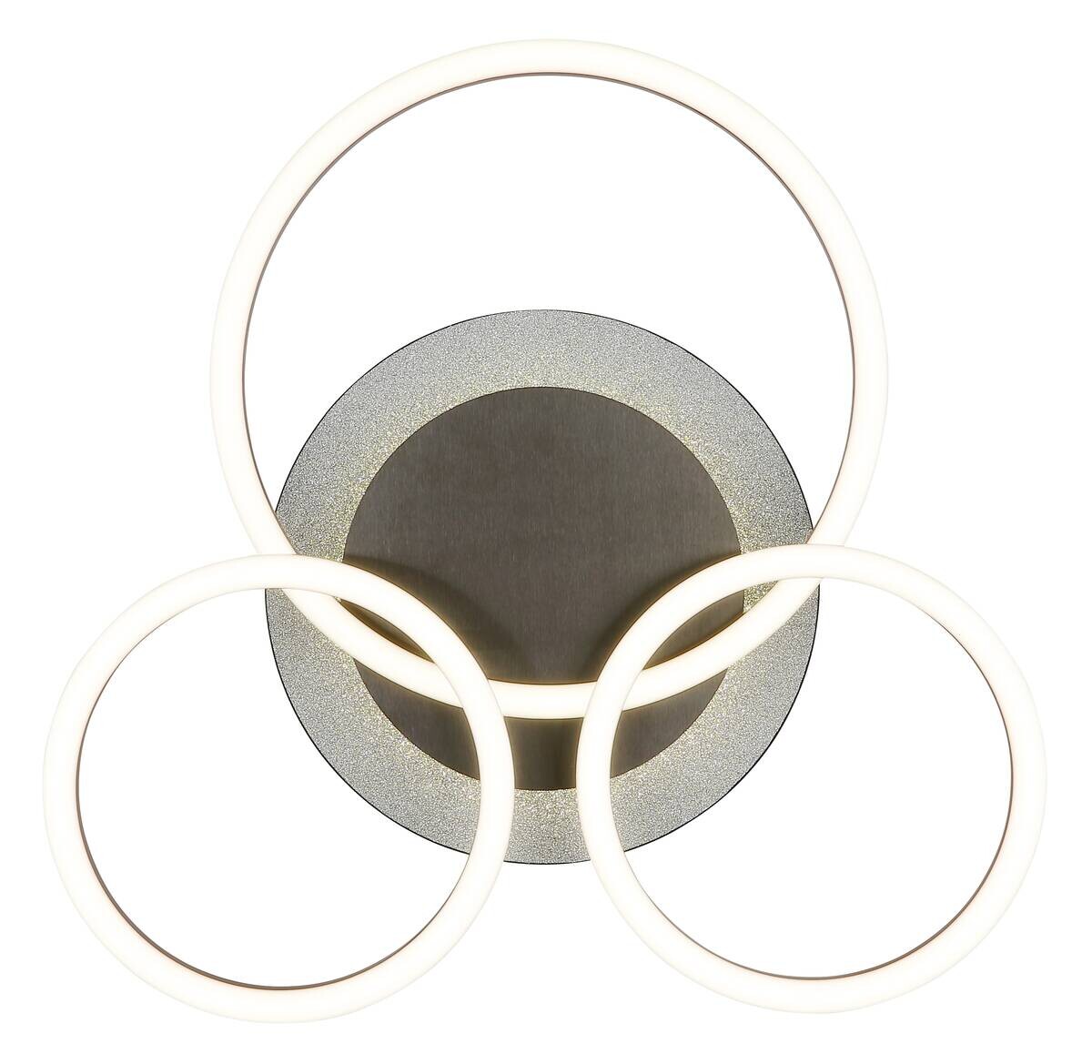 GLOBO Deckenventilator schwarz Metall Edelstahl Kunststoff B/H/L: ca. 13x40,5x32 cm
