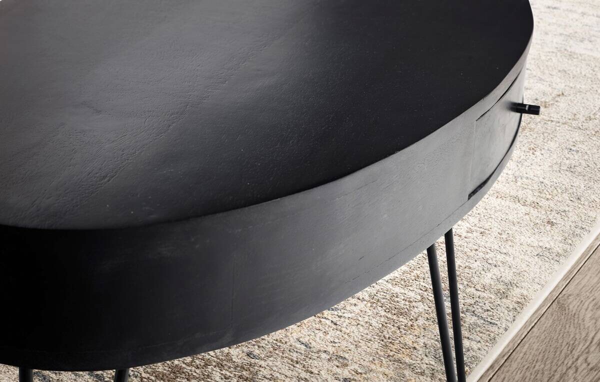 Couchtisch schwarz B/H/T: ca. 100x40x50 cm