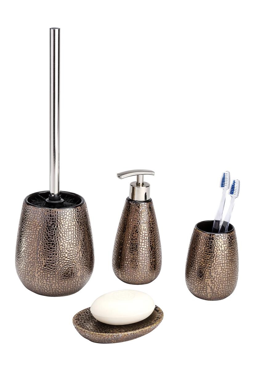 WENKO Seifenablage Marrakesh braun Keramik B/H/L: ca. 13,6x2x10 cm