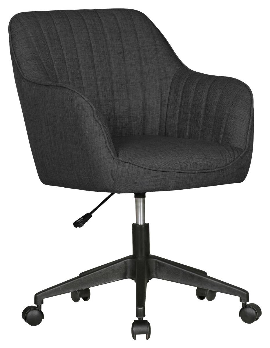 Drehstuhl schwarz Stoff