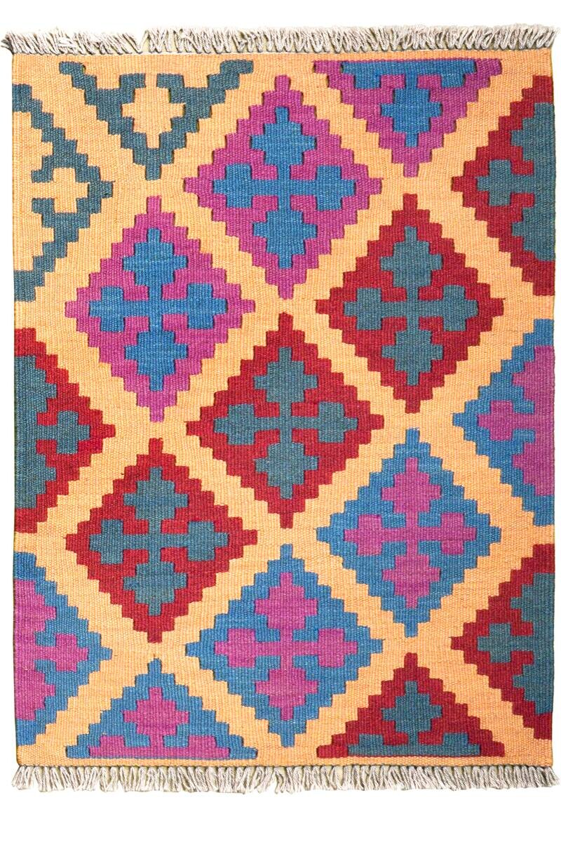 PersaTepp Teppich Kelim Gashgai bunt B/H/L: ca. 67x1x89 cm