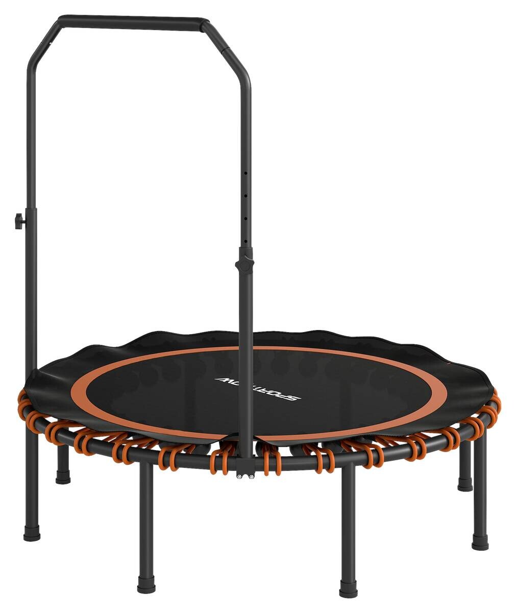 SPORTNOW Fitness Trampolin schwarz B/H/L: ca. 122x129x122 cm