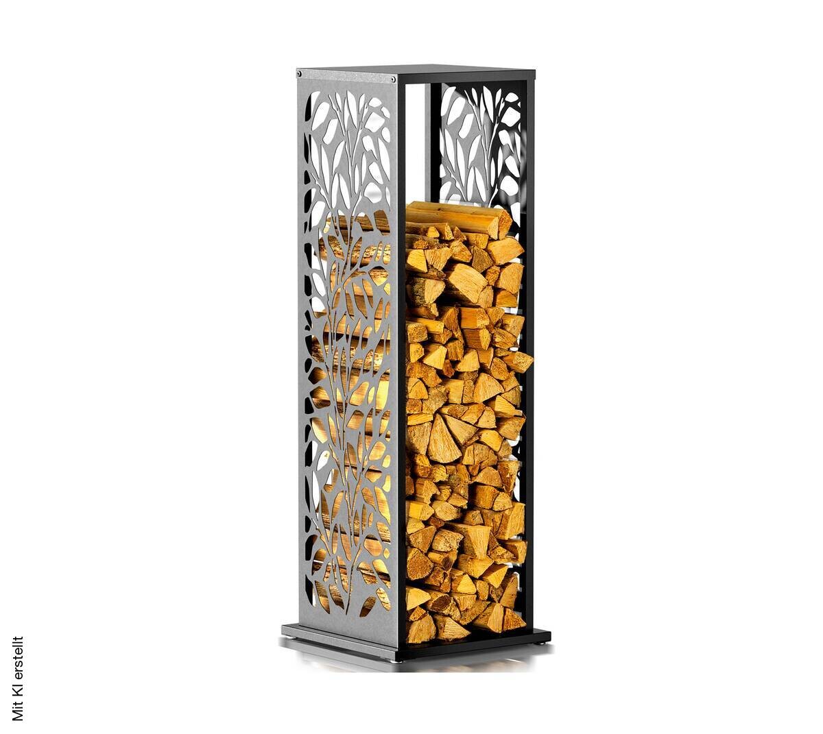 Westmann Kaminholzregal Luma anthrazit B/H/L: ca. 38x112x38 cm