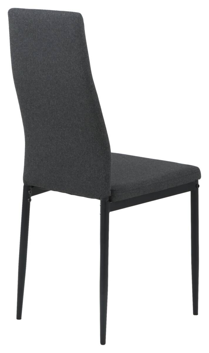 Stuhl Svenni anthrazit Webstoff B/H/T: ca. 42x98x44 cm