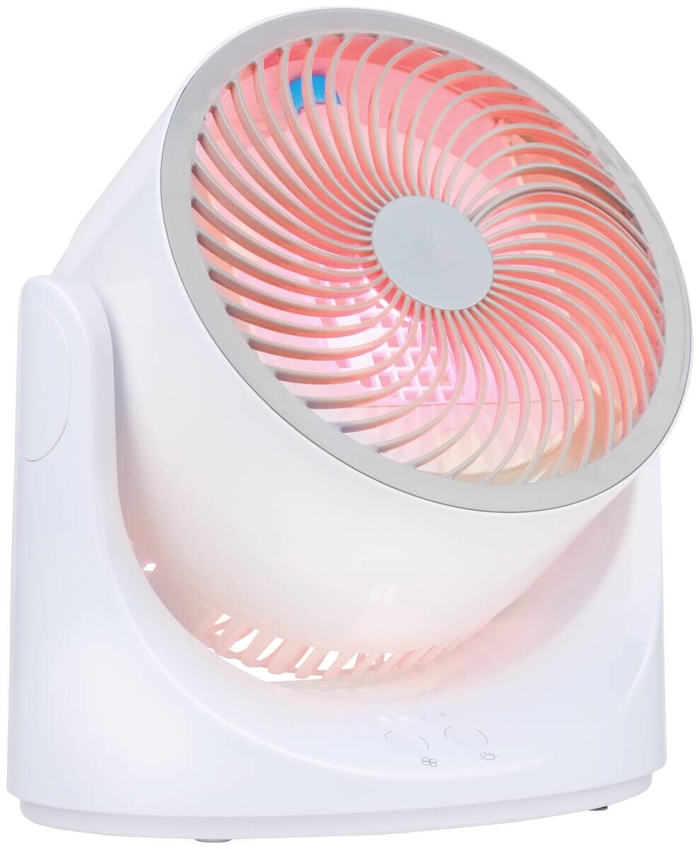 Tischventilator 871125243611 weiß Kunststoff B/H/L: ca. 12x19,5x24 cm