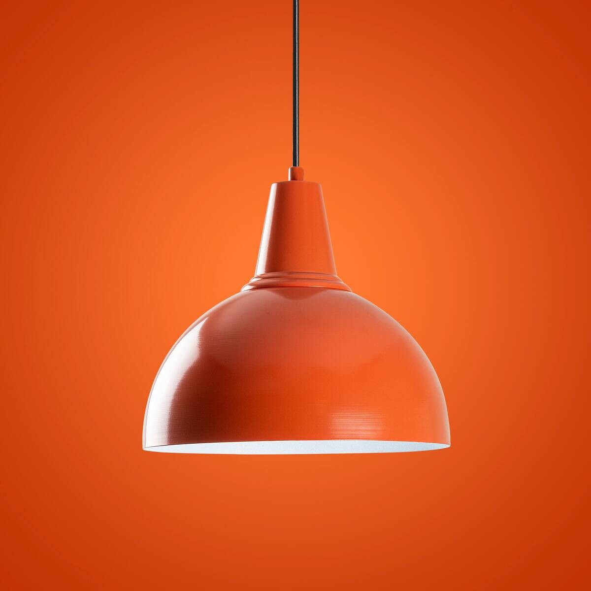Opviq Pendelleuchte orange B/H/T: ca. 30x121x30 cm E27 1 Brennstellen