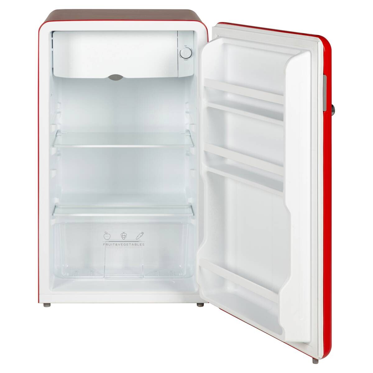 POCOline Retro Kühlschrank KS84-93ESG rot B/H/T: ca. 49x84x46 cm