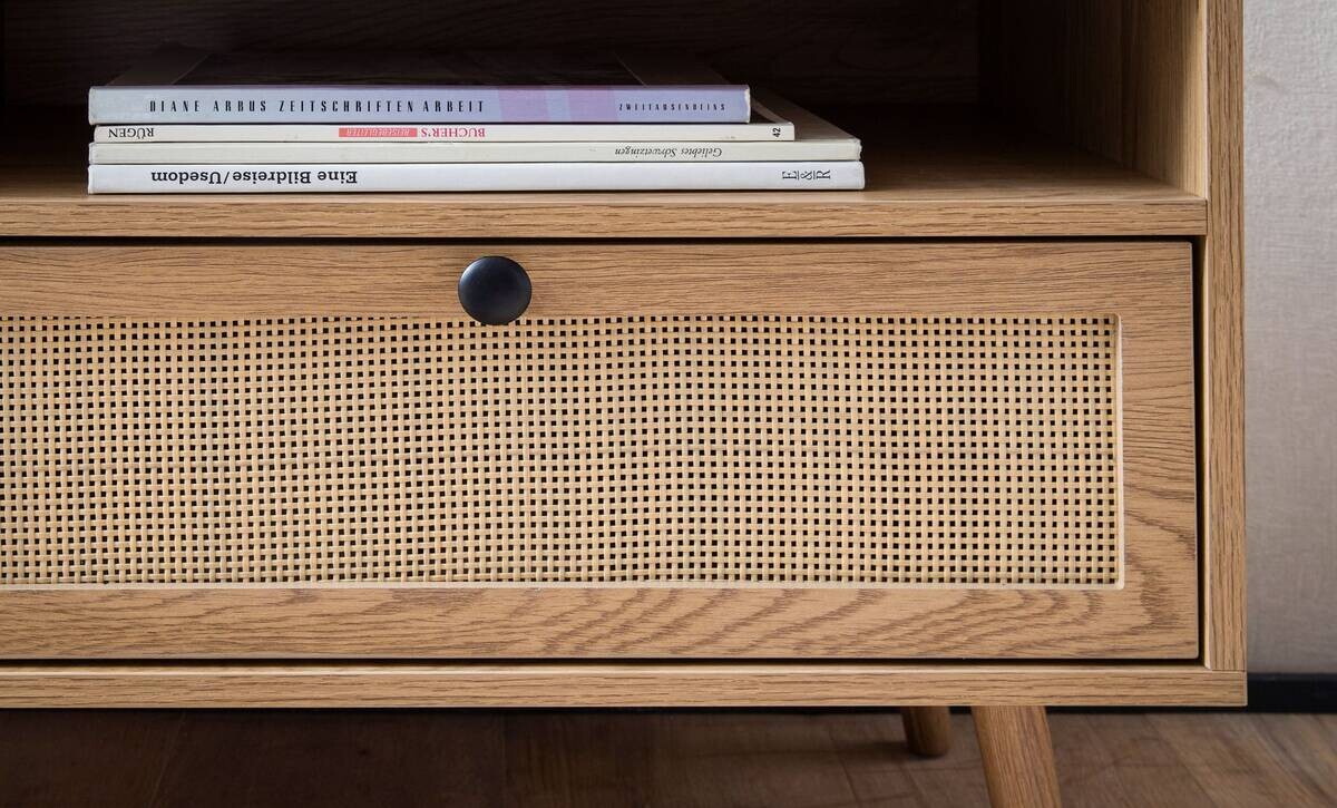 Lowboard Eiche Optik B/H/T: ca. 120x56x39 cm