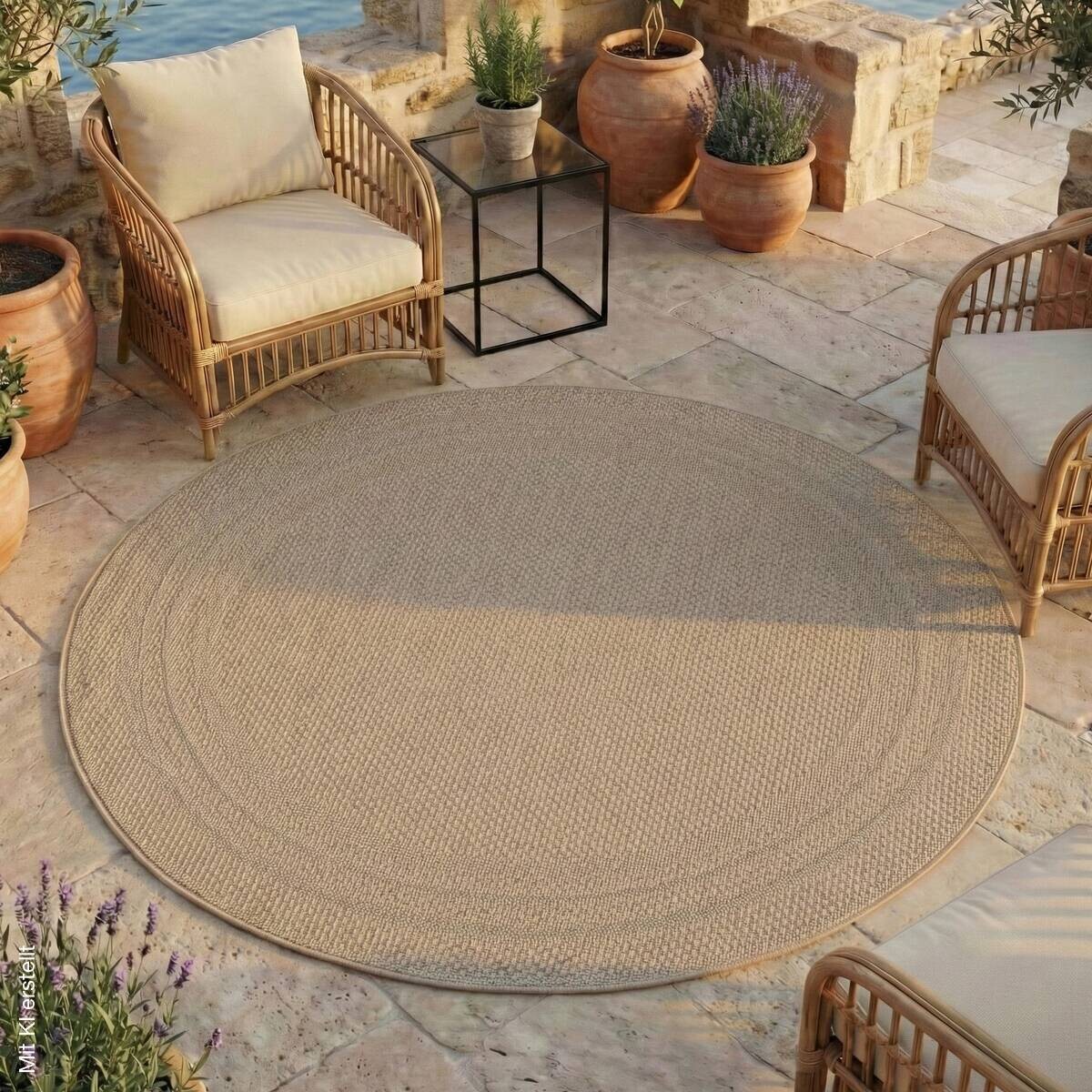 Ayyildiz Flachwebteppich DESERT beige D: ca. 160 cm