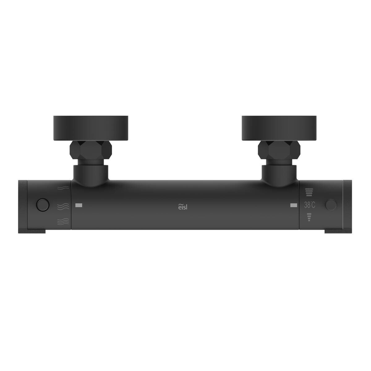 Thermostat-Duscharmatur Claudio mattschwarz