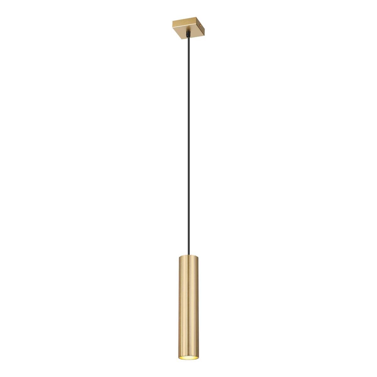 Lamkur Strahler Prisma gold Stahl B/H/L: ca. 6,5x118x6,5 cm 1 Brennstellen