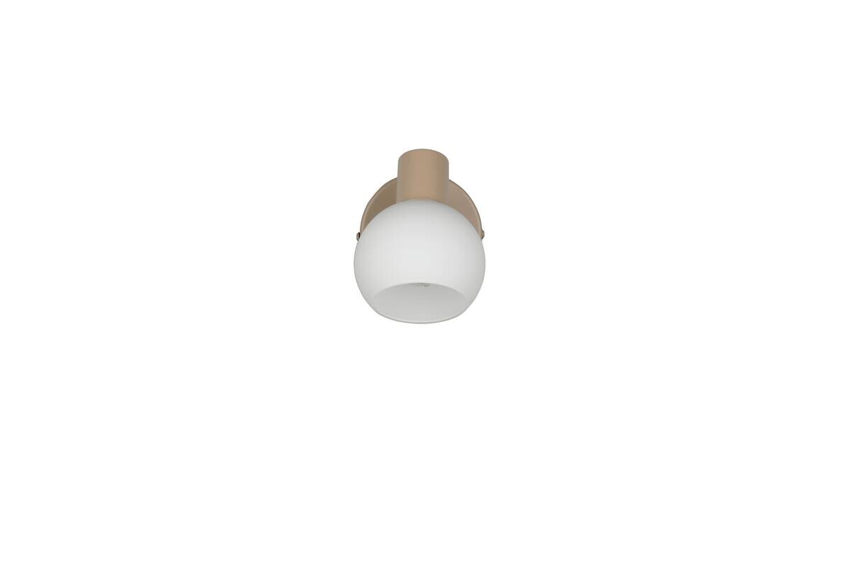 Reality Spot Boba beige Metall B/H: ca. 10x13,5 cm E14 1 Brennstellen