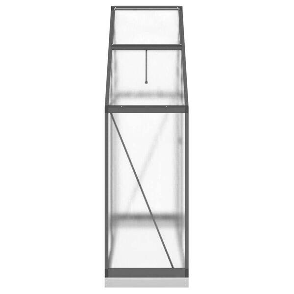 Gewächshaus anthrazit B/H/L: ca. 58x202x169 cm