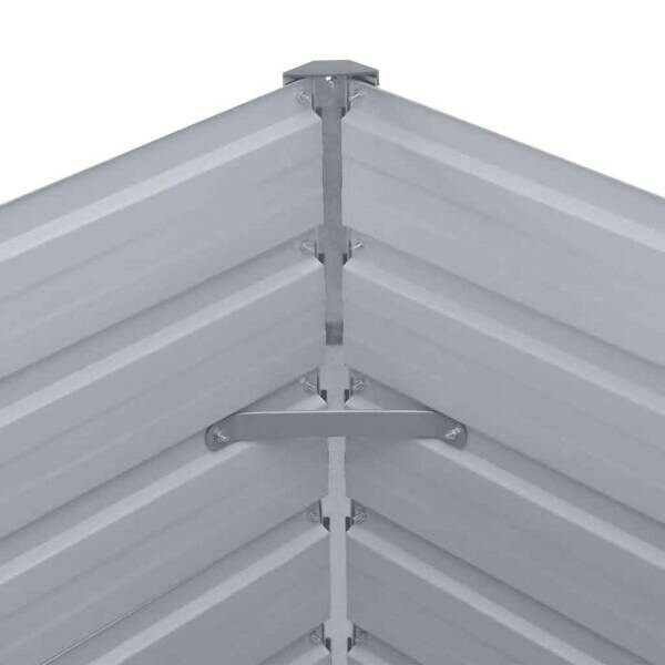 Hochbeet grau Stahl B/H/L: ca. 40x45x320 cm