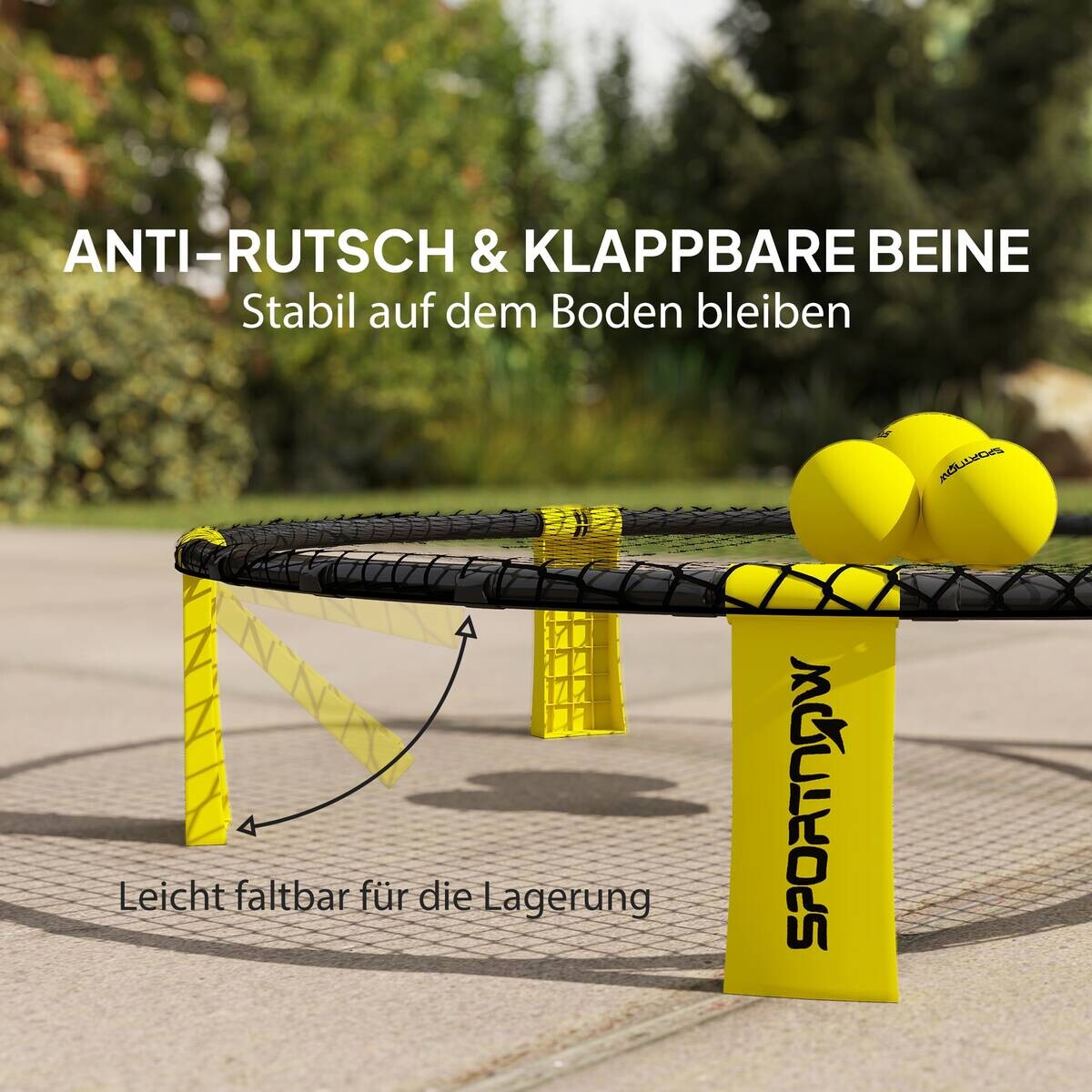 SPORTNOW Spielnest Set gelb B/H/L: ca. 92x20x92 cm
