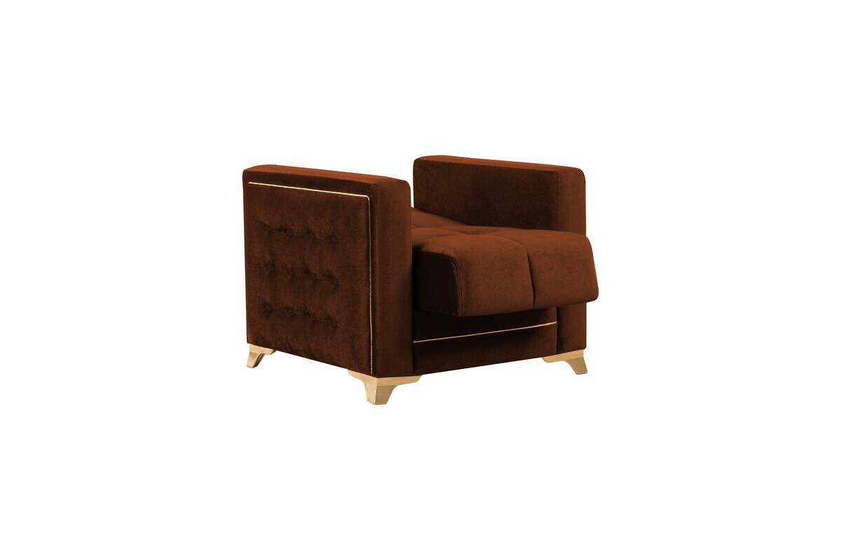 Sofa 3-2-1 Cavana zimtbraun Microfaser