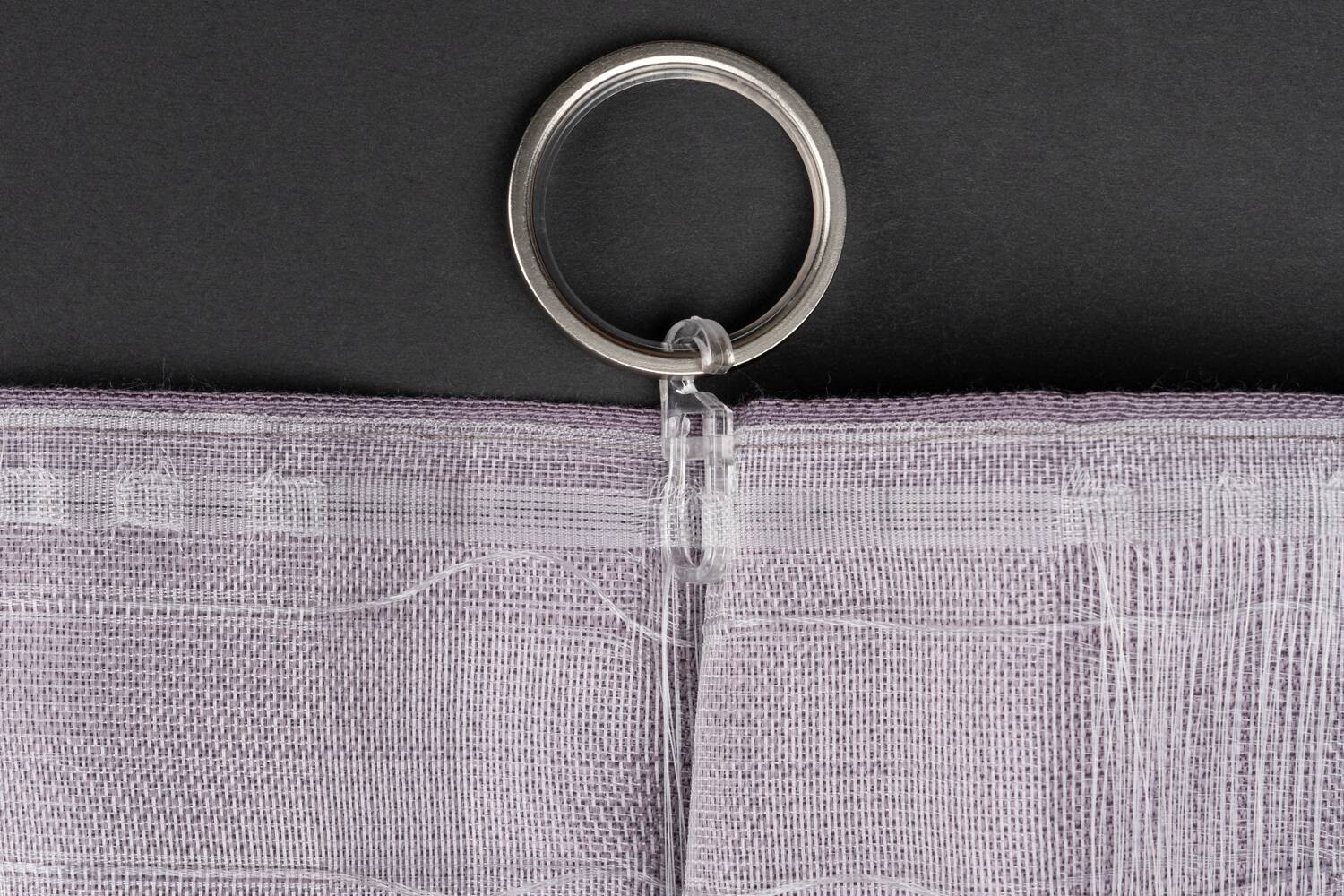 Kombivorhang 2er Pack Balance brombeer B/L: ca. 135x245 cm