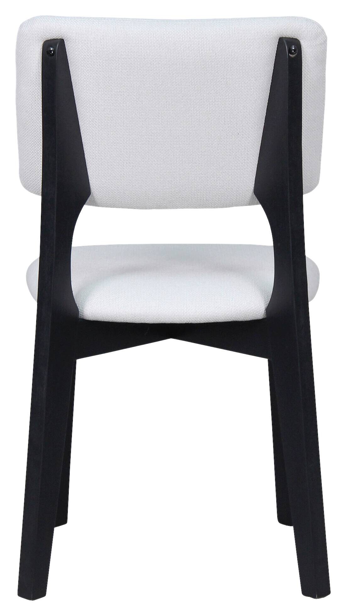 Stuhl ELSA, 2er-Set beige Webstoff B/H/T: ca. 48x87x54 cm