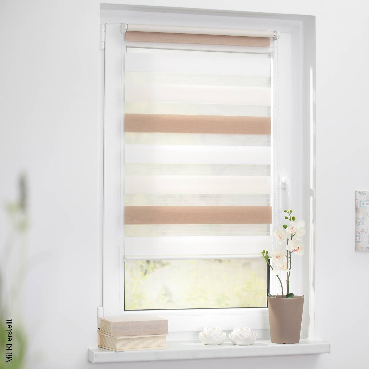 LICHTBLICK Doppelrollo Duo creme B/L: ca. 45x150 cm