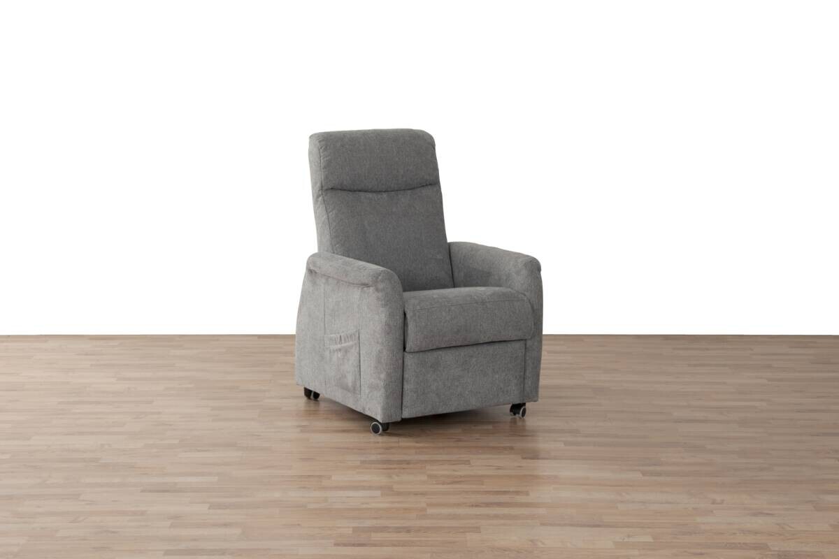 TV-Sessel Bonn hellgrau Microfaser B/H/T: ca. 78x111x94 cm