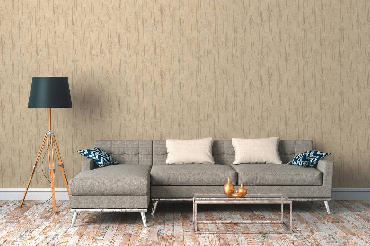 A.S.Creation Vliestapete beige B/H/D: ca. 53x1005x8,8 cm