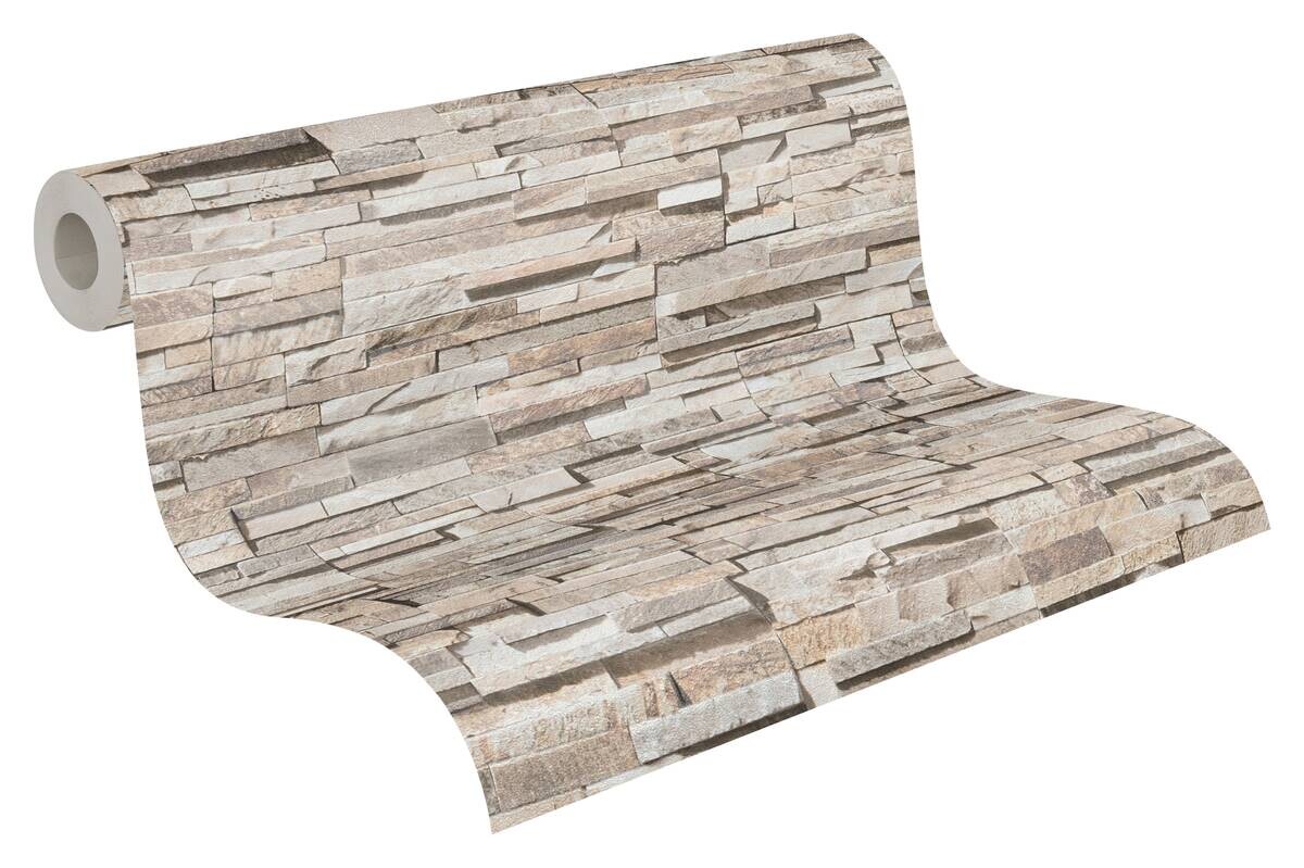 A.S.Creation Vliestapete braun B/H/D: ca. 53x1005x8,5 cm