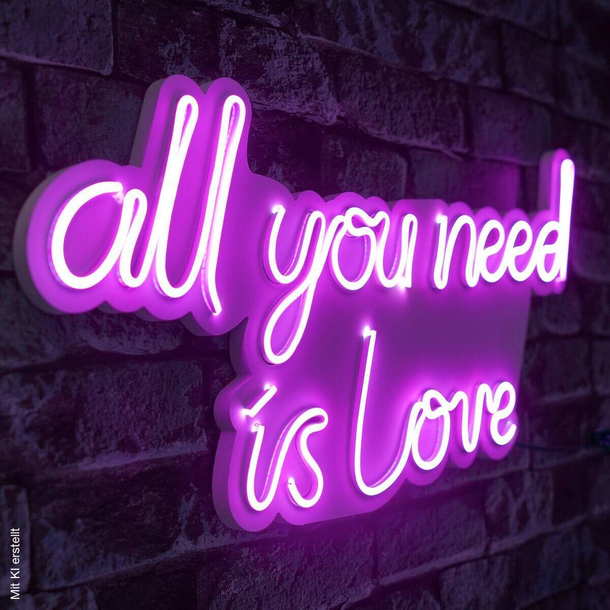 Opviq LED-Wandleuchte rosa PVC B/H/T/L: ca. 60x32x2x60 cm