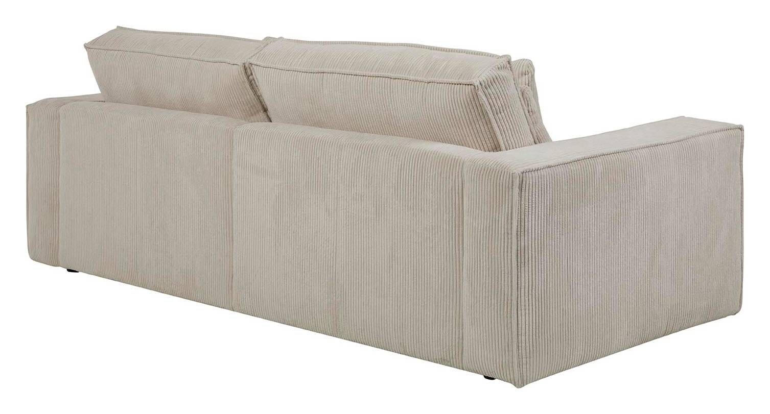 Sofa Marlon beige Microfaser B/H/T: ca. 248x90x110 cm