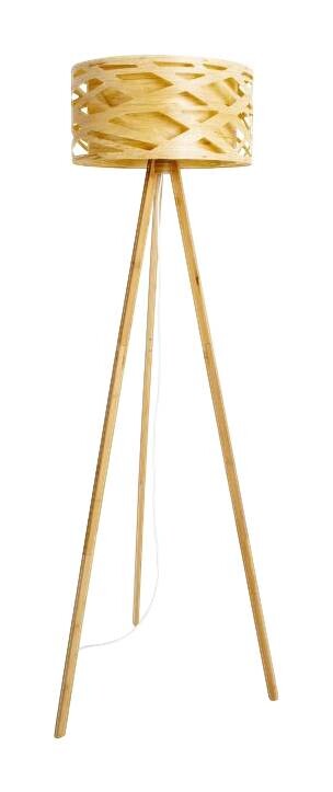 Näve Leuchten Stehlampe NV2085727 natur Kunststoff Bambus H/D: ca. 148x62 cm 1 Brennstellen