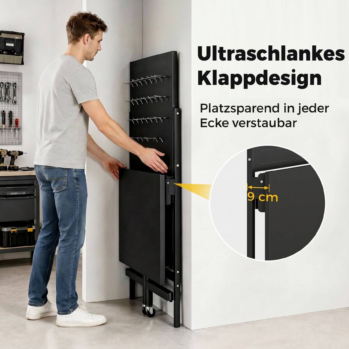 Werkbank B/H/T: ca. 115x143,5x62 cm
