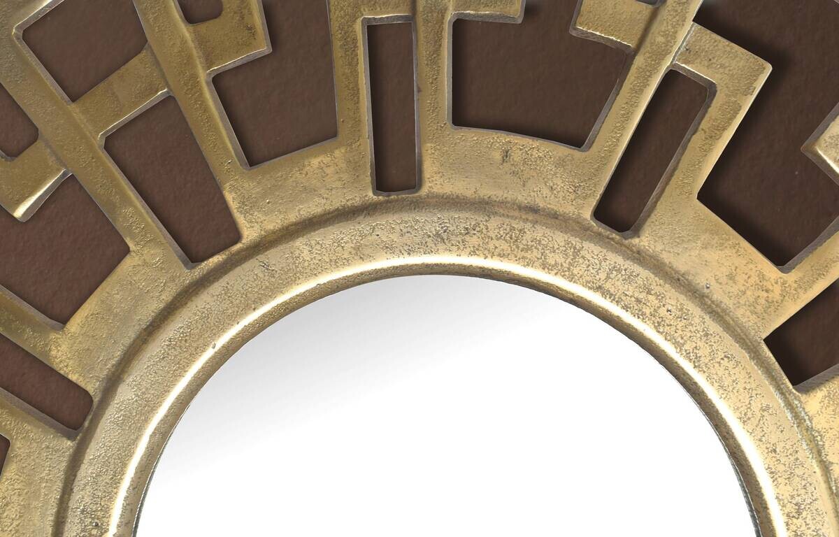 Wohnling Wandspiegel gold Metall T/D: ca. 2,5x60 cm