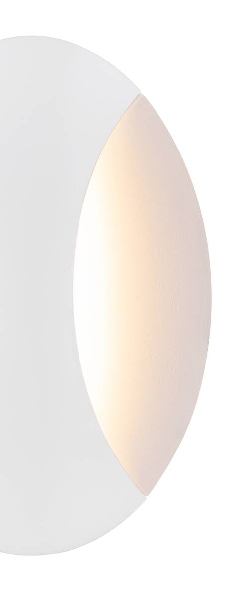 GLOBO LED-Wandleuchte weiß Metall B/H: ca. 21x15 cm 1 Brennstellen