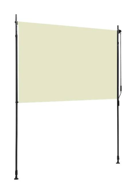 vidaXL Senkrechtmarkise creme B/H: ca. 200x270 cm