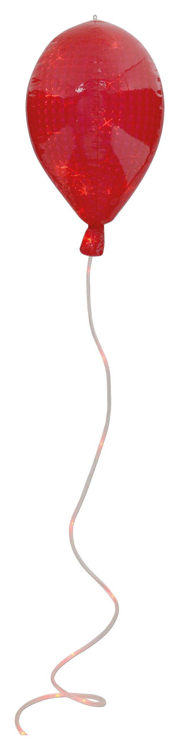 Näve Leuchten LED-Dekoballon rot Kunststoff B/H/T/D: ca. 35x50x35x35 cm