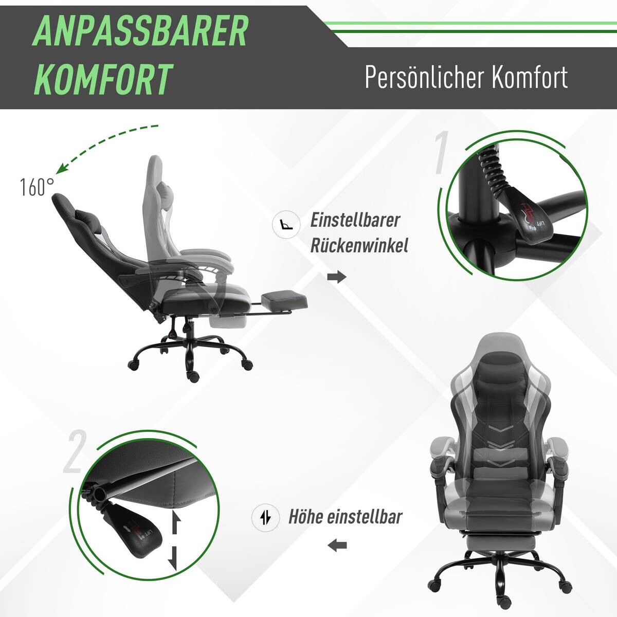 Gaming-Sessel 921-279 schwarz