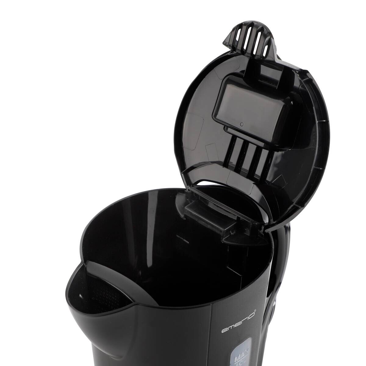 Emerio Wasserkocher schwarz Kunststoff B/H/L: ca. 12,4x19,5x20 cm ca. 1 l