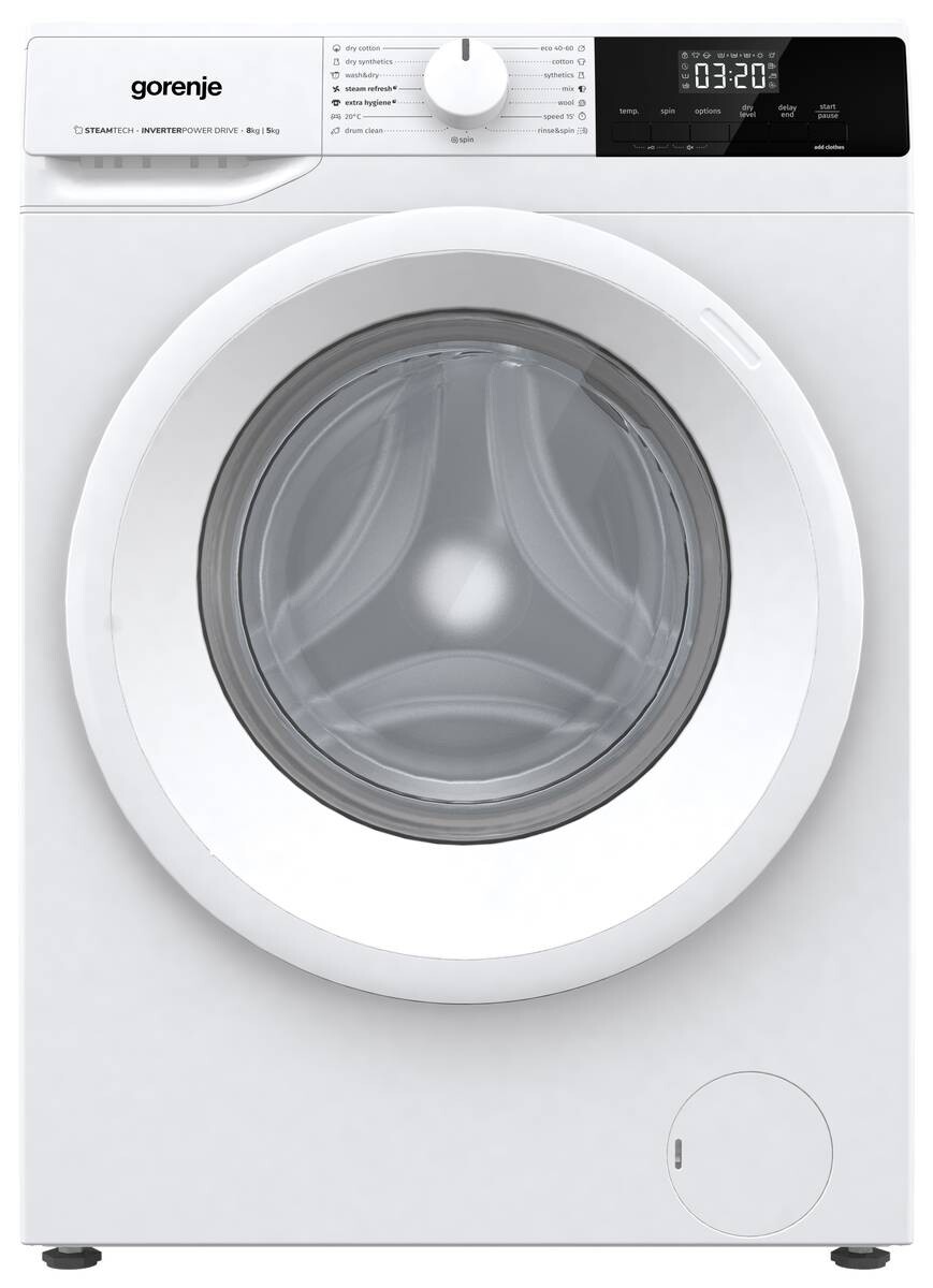 Gorenje Waschtrockner W3D2A854ADPS/DE weiß B/H/T: ca. 60x85x54 cm ca. 5 kg