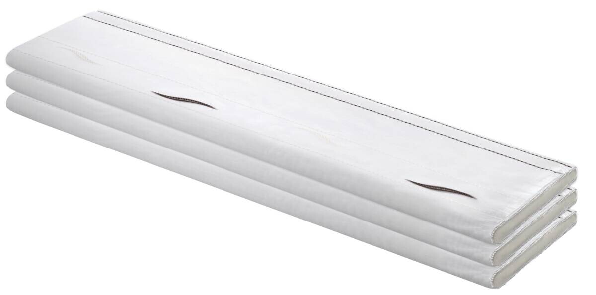 Store-Meterware Sherlock weiß braun 100% Polyester H: ca. 300 cm