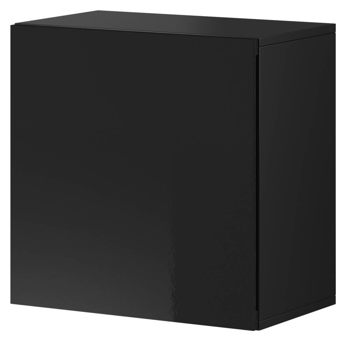 Hängeschrank VIVIEN schwarz schwarz glanz B/H/T: ca. 50x50x30 cm