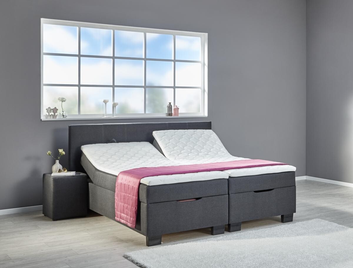 Boxbett Trevi anthrazit Liegefläche B/L: ca. 180x200 cm