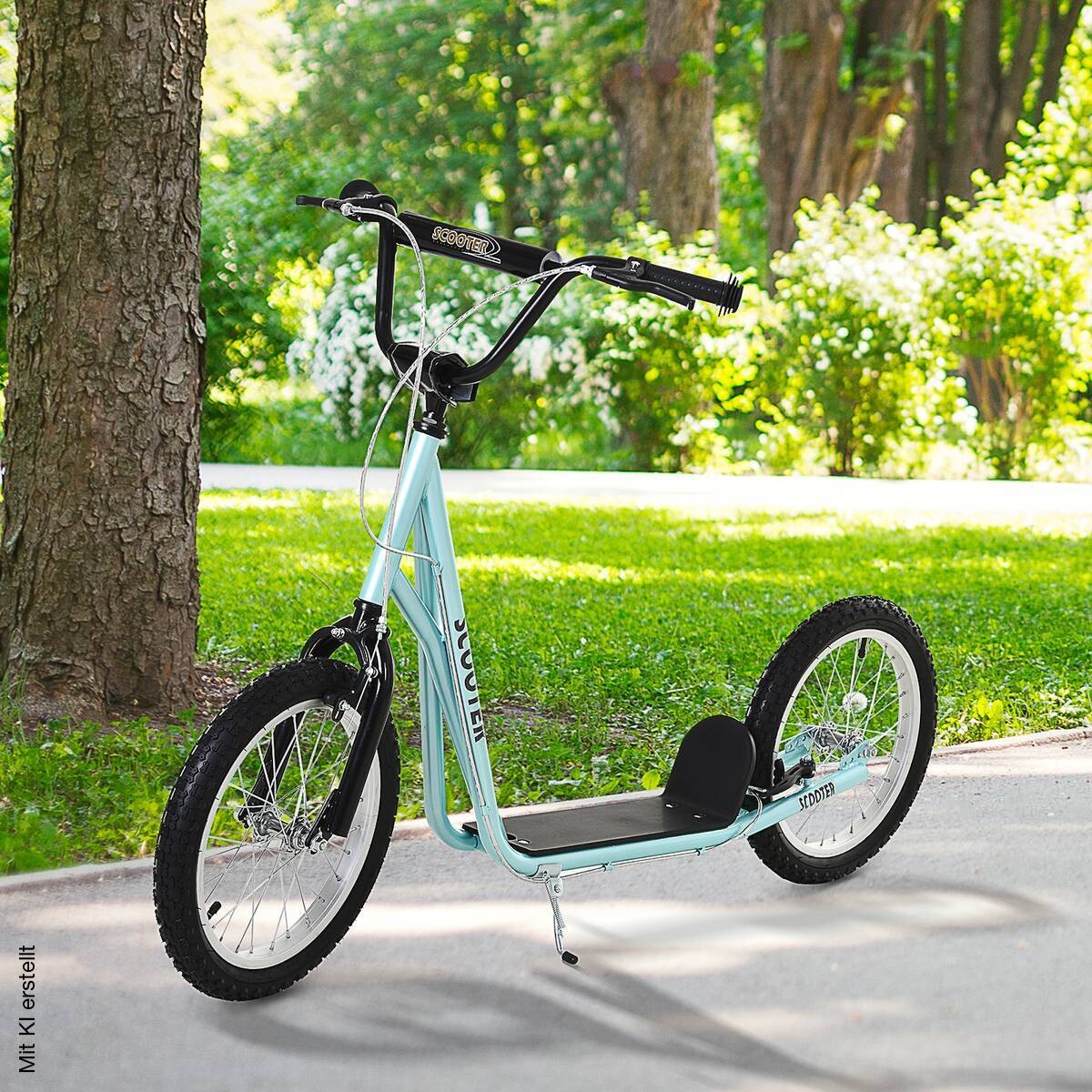 HOMCOM Kinderscooter blau