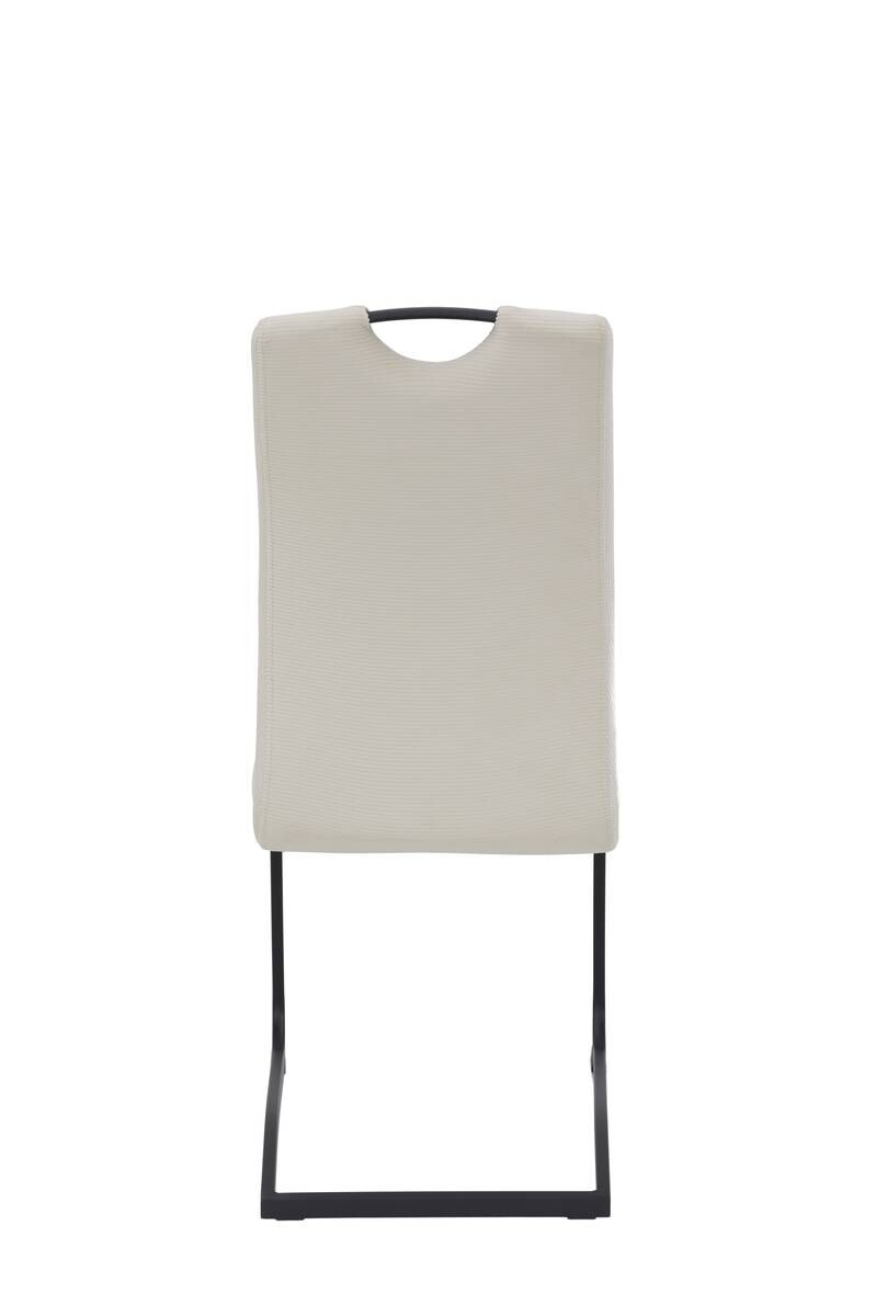 Schwingstuhl Riga beige Samt
