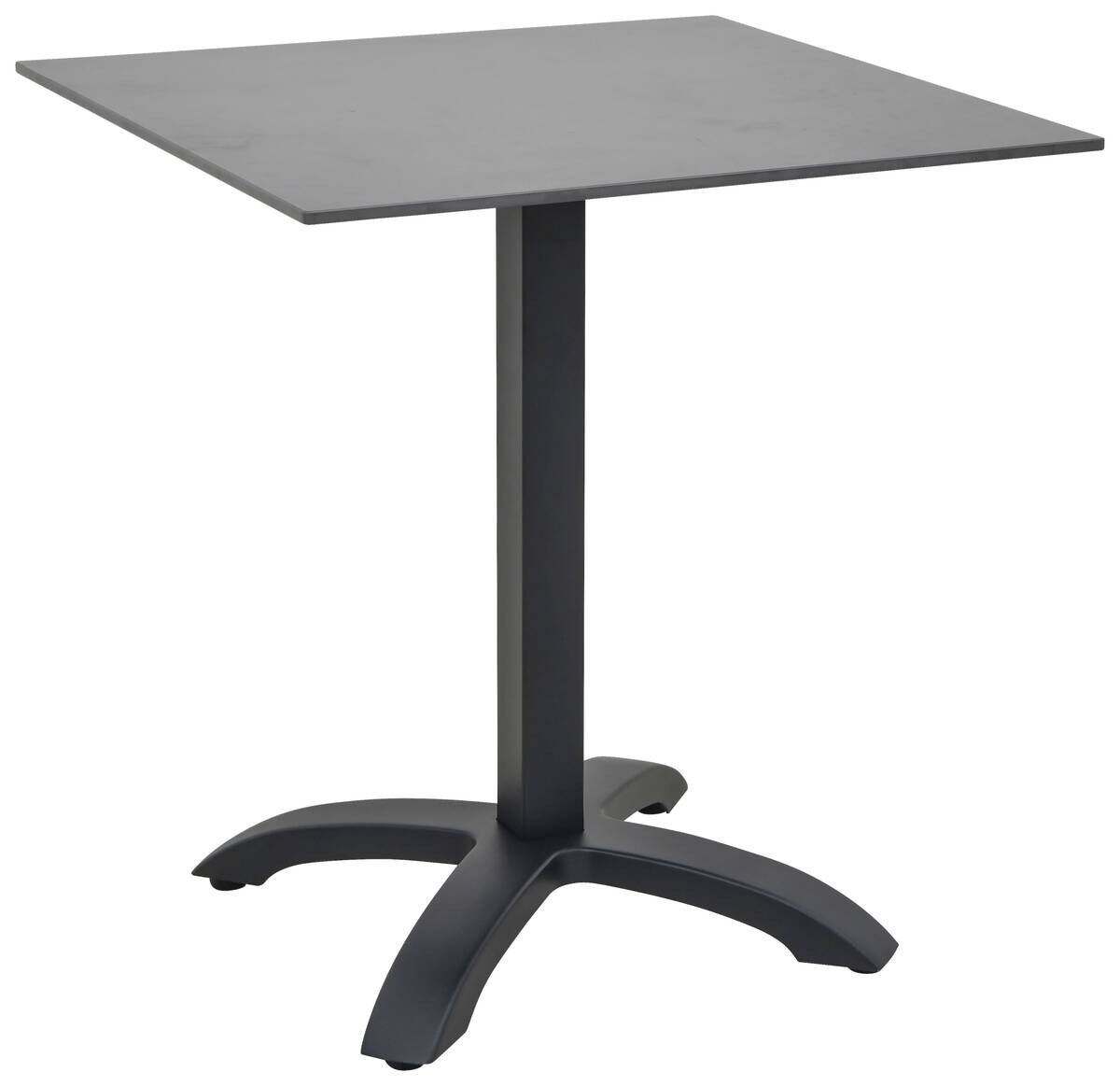 POCOline Bistrotisch Prag schwarz Alu B/H/L: ca. 70x76x70 cm