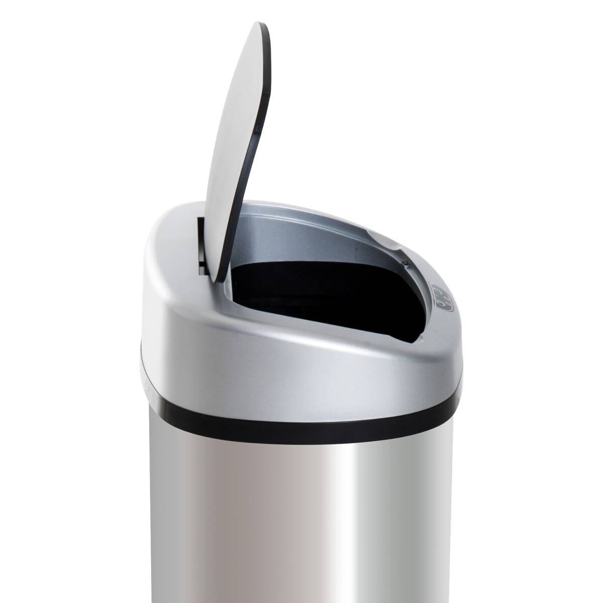 HOMCOM Abfalleimer silber B/H/L: ca. 28,9x68x40,9 cm